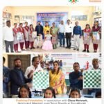 Prathima Foundation Chess Boards Distributed to Schools at Parvathagiri Mandal